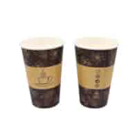 (EKO) Love Nature kubek papierowy z nadrukiem 300ml (16/20/50)