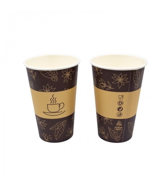 (EKO) Love Nature kubek papierowy z nadrukiem 300ml (16/20/50)