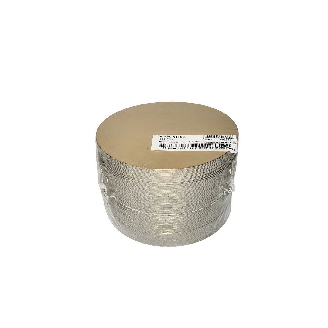 Podkład CZARNO-ZŁOTY fi18cm (280/1/100)