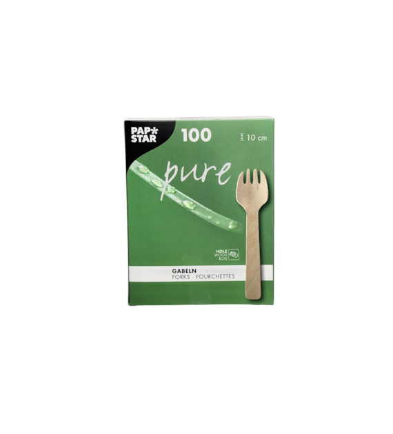 FINGERFOOD mini łyżko-widelec 100mm drewniany (1440/10/100)