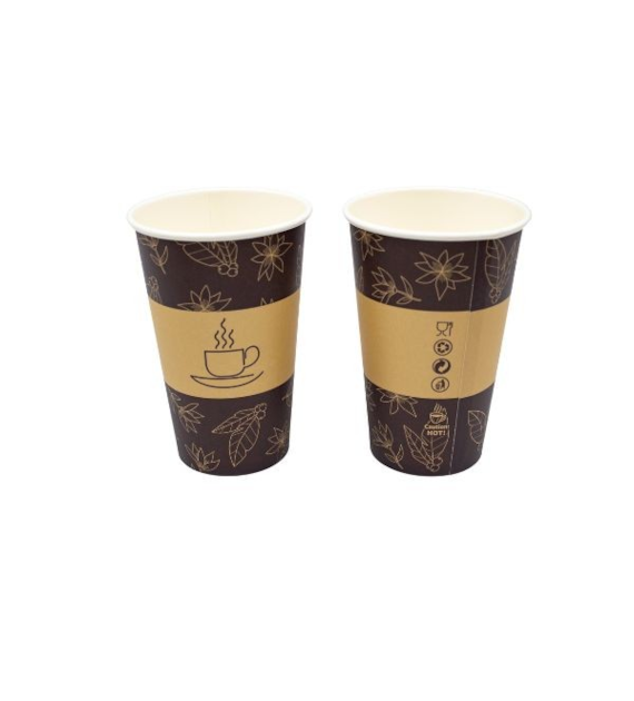 (EKO) Love Nature kubek papierowy z nadrukiem 400/420ml (16/20/50)