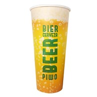 (EKO) Love Nature kubek papierowy z nadrukiem BEER 500ml (16/20/50)