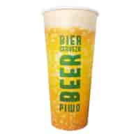 (EKO) Love Nature kubek papierowy z nadrukiem BEER 500ml (16/20/50)