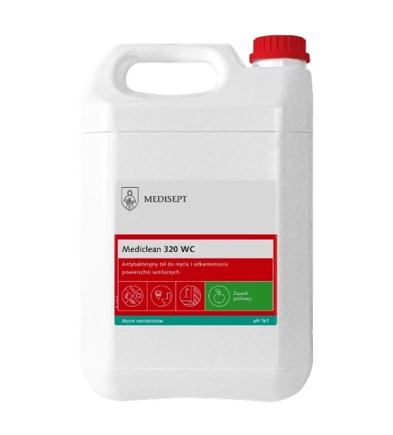 MEDISEPT Mediclean 320 WC żel do mycia i odkamieniania sanitariatów 5L (_/1/1)