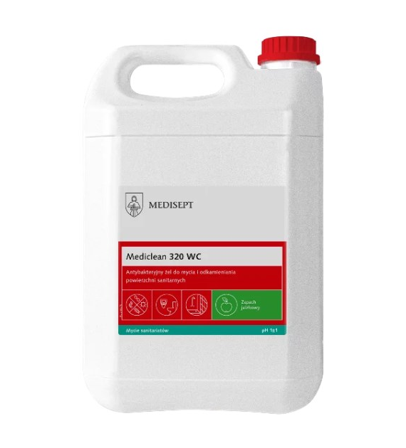 MEDISEPT Mediclean 320 WC żel do mycia i odkamieniania sanitariatów 5L (_/1/1)