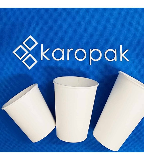 (EKO) Enjoy&Be Eco kubek papierowy PLASTIC FREE BIAŁY 250ml (18/25/100)