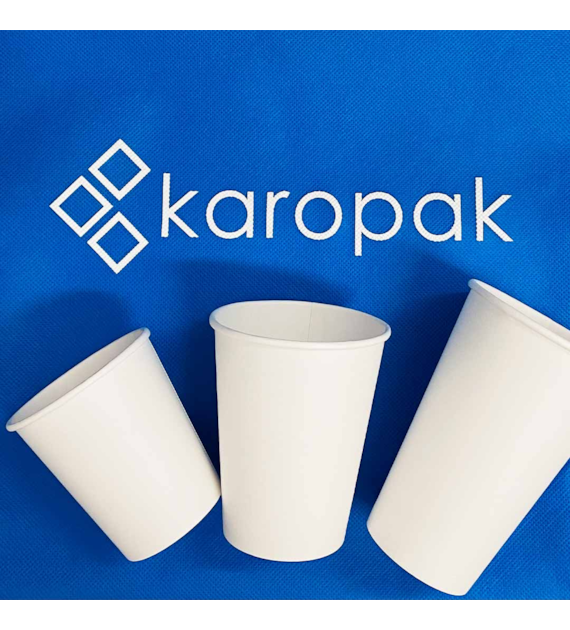 (EKO) Enjoy&Be Eco kubek papierowy PLASTIC FREE BIAŁY 250ml (18/25/100)