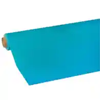 OBRUS Z BIBUŁY `ROYAL COLLECTION` 118cm x 5m, TURKUSOWY (_/10/1)