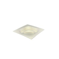 FINGERFOOD Talerzyk z trzciny PURE 7x7x1,5cm biały (600/10/50)