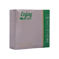 Enjoy Be Eco serwetka Premium Collection 3W 40x40 SZARA (100/5/50)