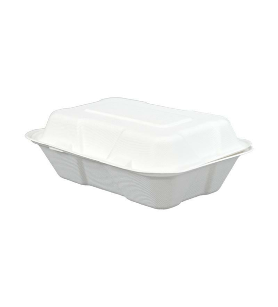 (EKO) Menubox z trzciny cukrowej niedzielony półobiad 230x165x65 (_/5/50)