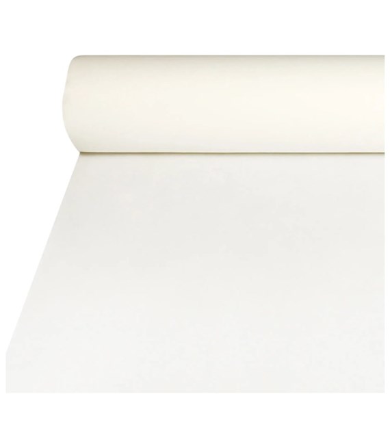 Obrus imitujący tkaninę  Airlaid  1,2 x 20m biały