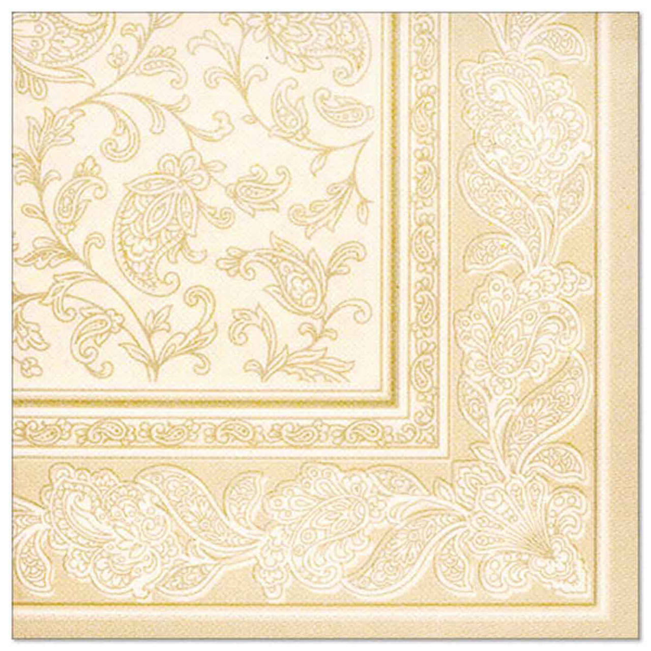 SERWETKA 40x40 RC ORNAMENT SZAMPAN (250/5/50)