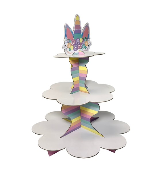 Patera na ciasto 3 pozimy jednorożec 34x46cm