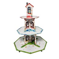 Patera na ciasto 3 pozimy domek 34x42cm