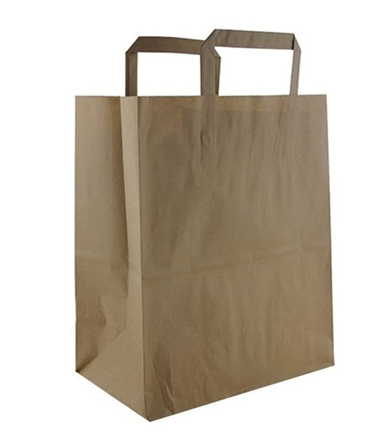 Enjoy Be Eco torba SZARA z uchem płaskim 260x140x300 70g (56/1/250)