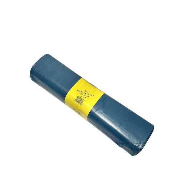 Worki na odpady 120L LDPE 40mic niebieskie IR (64/10/25)