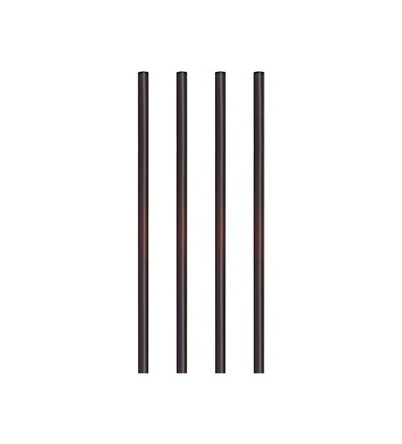 (REUSE) Słomka PP fi7mm 22cm CZARNA (72/4/500)