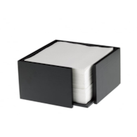 BAMBUS - DYSPENSER DO SERWETEK 24x24 1/4 13,5x13,5x10 czarny