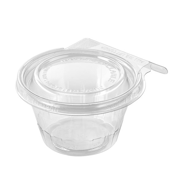 KUBEK Z PLOMBĄ TS8CCR 250ml Z PŁASKĄ POKRYWKĄ (0/1/400)