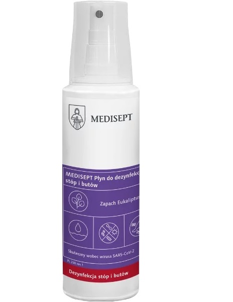 MEDISEPT Płyn do dezynfekcji stóp i butów 250ml (_/20/1)