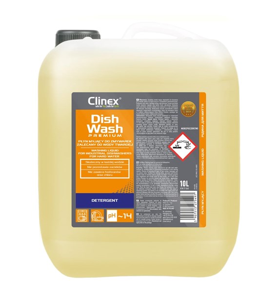 CLINEX DISHWASH PREMIUM Płyn myjący do zmywarek gastronomicznych 10L (40/1/1)