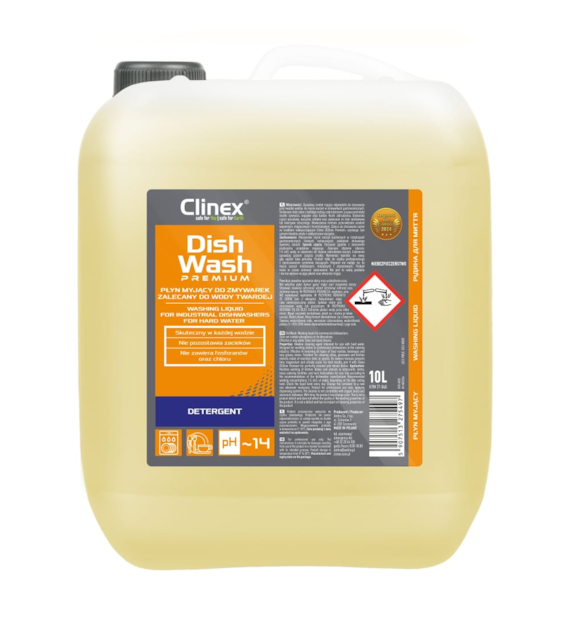 CLINEX DISHWASH PREMIUM Płyn myjący do zmywarek gastronomicznych 10L (40/1/1)