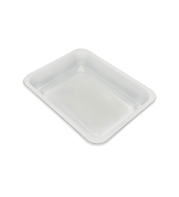 (REUSE) Pojemnik MAP 227x178x45 1100ml niedzielony BIAŁY (42/4/80)