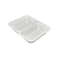 (REUSE) Pojemnik MAP2C 227x178x45 650/500ml dwudzielny BIAŁY (42/4/80)