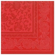 SERWETKA 40x40 RC ORNAMENT CZERWONA (250/5/50)