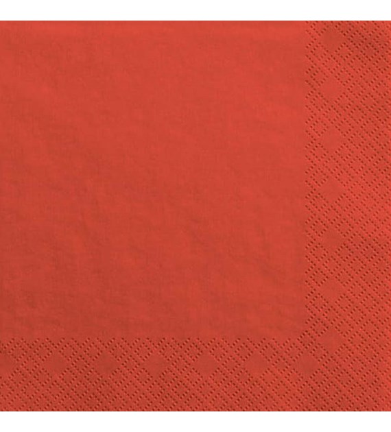 AHA serwetka 2-W 33x33 CZERWONA (30/8/250)