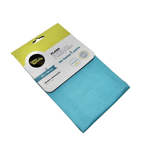 KONEX Ścierka FLASH do szyb i luster 40x40cm