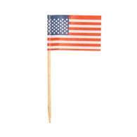 Fingerfood WYKAŁACZKI BANKIETOWE PARTY 8cm FLAGA Amerykańska (_/10/500)