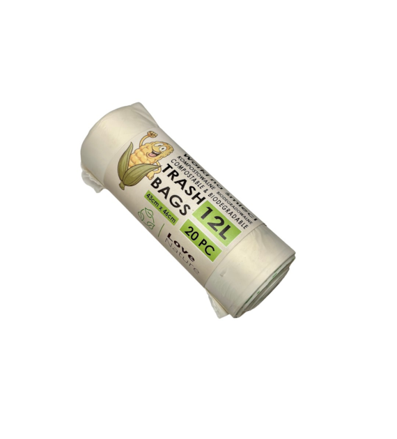 Love Nature worki na odpady 12L kompostowalne BIO (_/50/20)