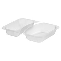 Pojemnik do zgrzewu PRF dwudzielny B-227x178x40 MLECZNY (32(40)/8/50)