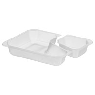 Pojemnik do zgrzewu PRF colt B-227x178x40 MLECZNY (32(40)/8/50)