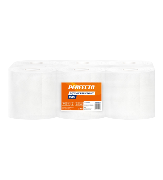 PERFECTO Ręcznik papierowy 100m 2W celluloza (48/1/6)
