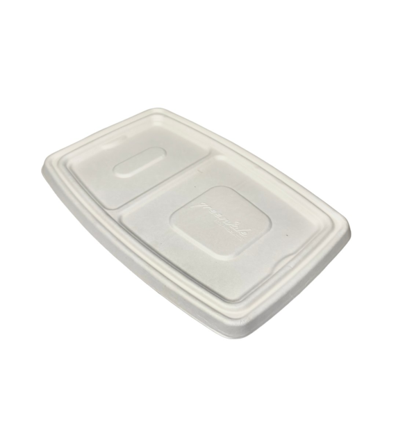 (EKO) Enjoy&Be Eco przykrywka do pojemnika z trzciny cukrowej 246x164mm (16/30/25)