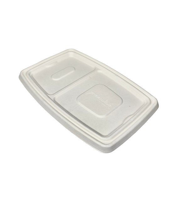 (EKO) Enjoy&Be Eco przykrywka do pojemnika z trzciny cukrowej 246x164mm (16/30/25)