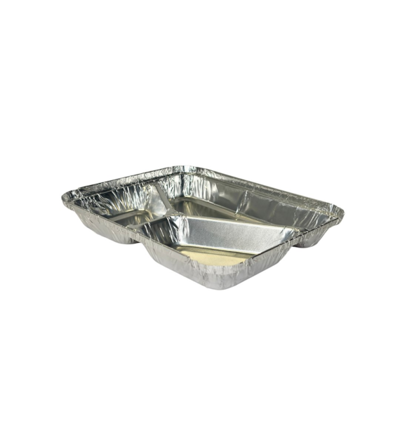 Pojemnik aluminiowy trójdzielny 227x181x30mm (18/5/100)