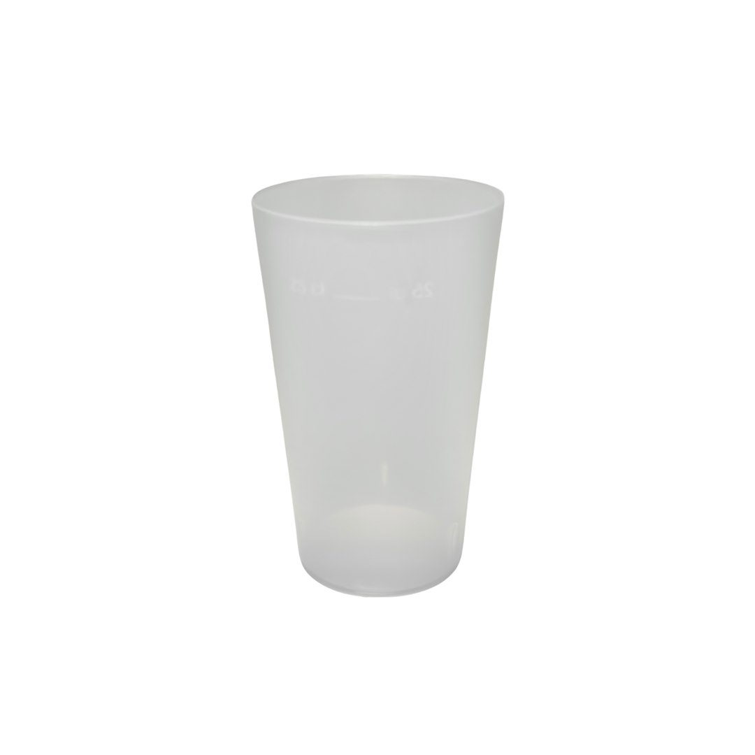Kubek wielorazowy MLECZNY 250ml (20/30/12)