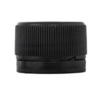Nakrętka do butelki PET gwint 38mm CZARNA PRZYTWIERDZANA (0/30/100)