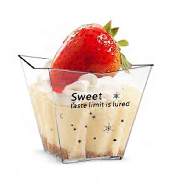 FINGERFOOD Pojemnik STAR transparentny 100ml PS (1200/50/24)