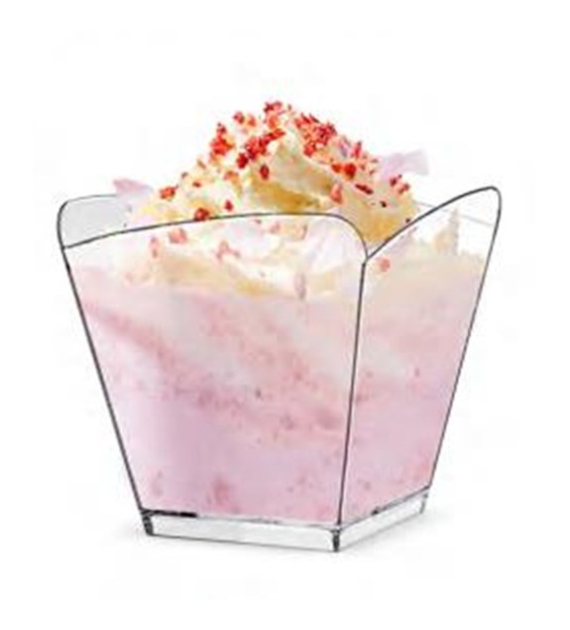 FINGERFOOD Pojemnik WAVE transparentny 100ml PS (1200/50/24)