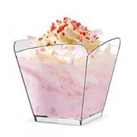 FINGERFOOD Pojemnik WAVE transparentny 100ml PS (1200/50/24)