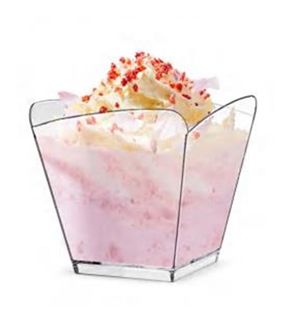 FINGERFOOD Pojemnik WAVE transparentny 100ml PS (1200/50/24)