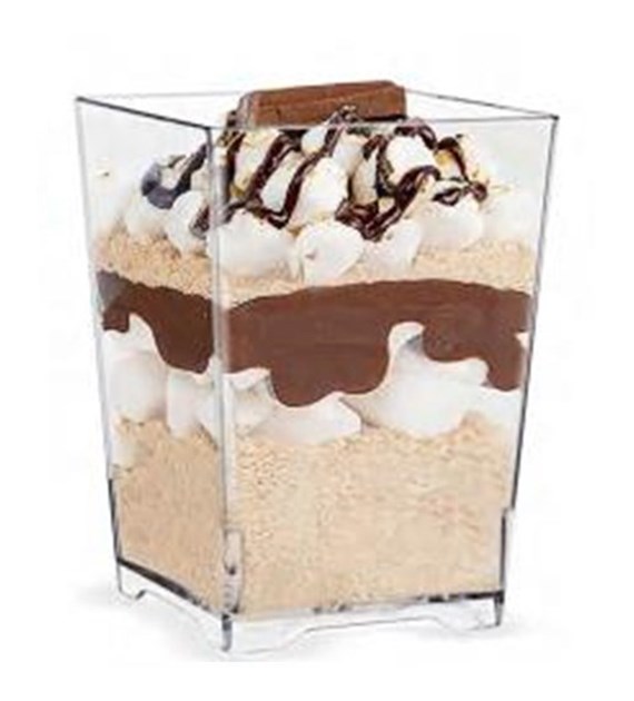 FINGERFOOD Pojemnik TOWER transparentny 110ml PS (600/50/12)