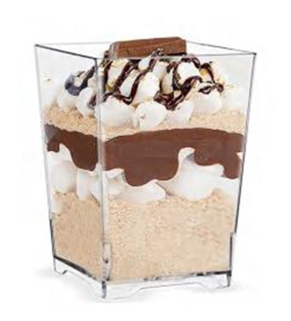 FINGERFOOD Pojemnik TOWER transparentny 110ml PS (600/50/12)