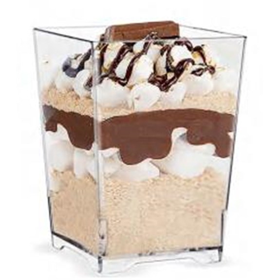 FINGERFOOD Pojemnik TOWER transparentny 110ml PS (600/50/12)
