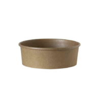 TnP pojemnik sałatkowy papierowy KRAFT fi150mm 750ml (24/6/50)